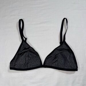 Victoria's Secret Grey Minimalist Triangle Unlined Bralette Size‎ Small